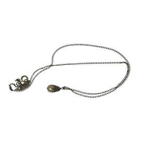 Vintage Marvella 12K Gold Filled Filigree Bead Pendant Necklace - Signed